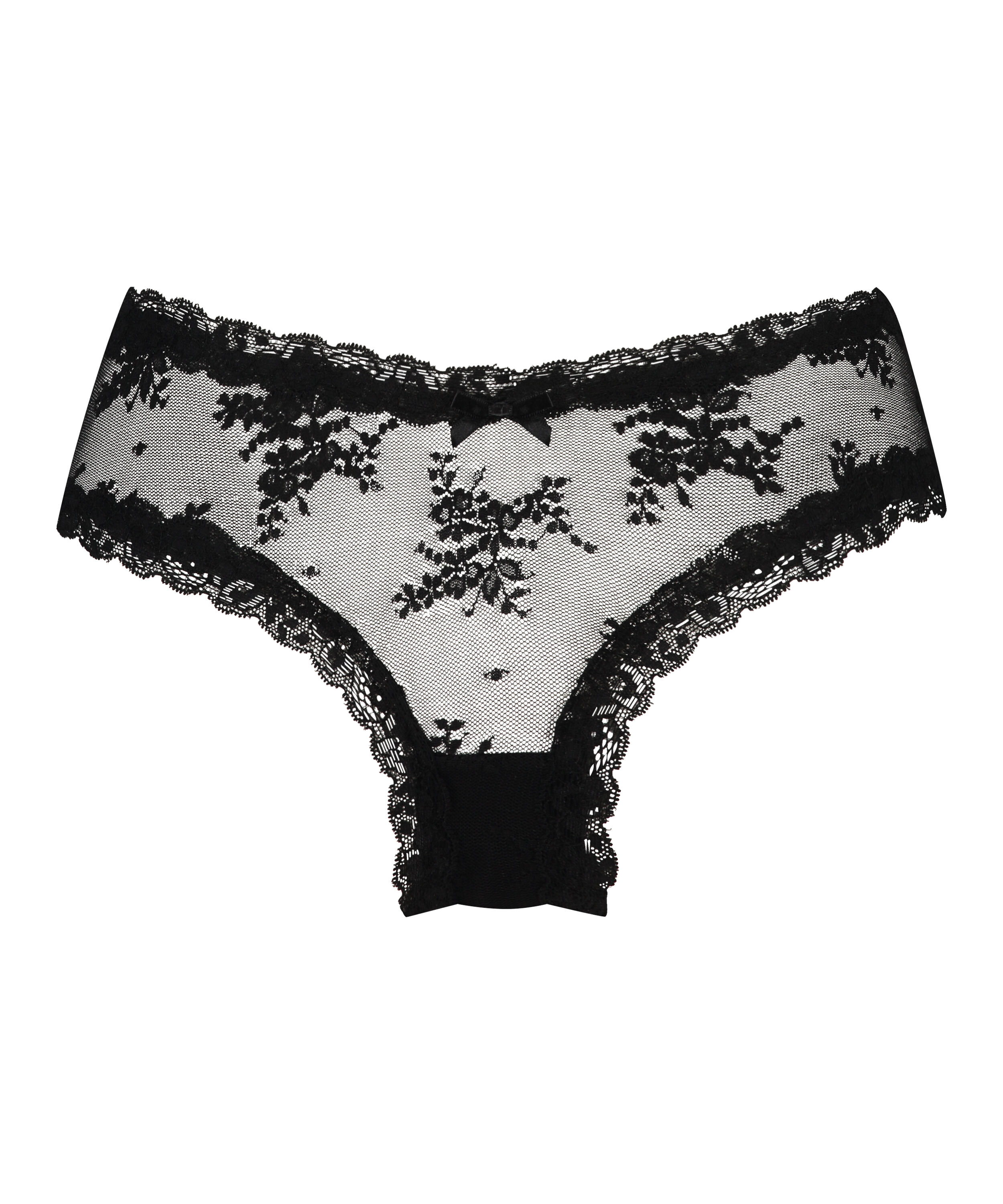 Slip br&eacute;silien V-shape Mesh, Noir