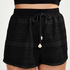 Short Crochet, Noir