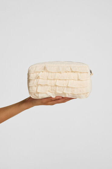 Hunkemöller Trousse de Maquillage Ruffle Blanc