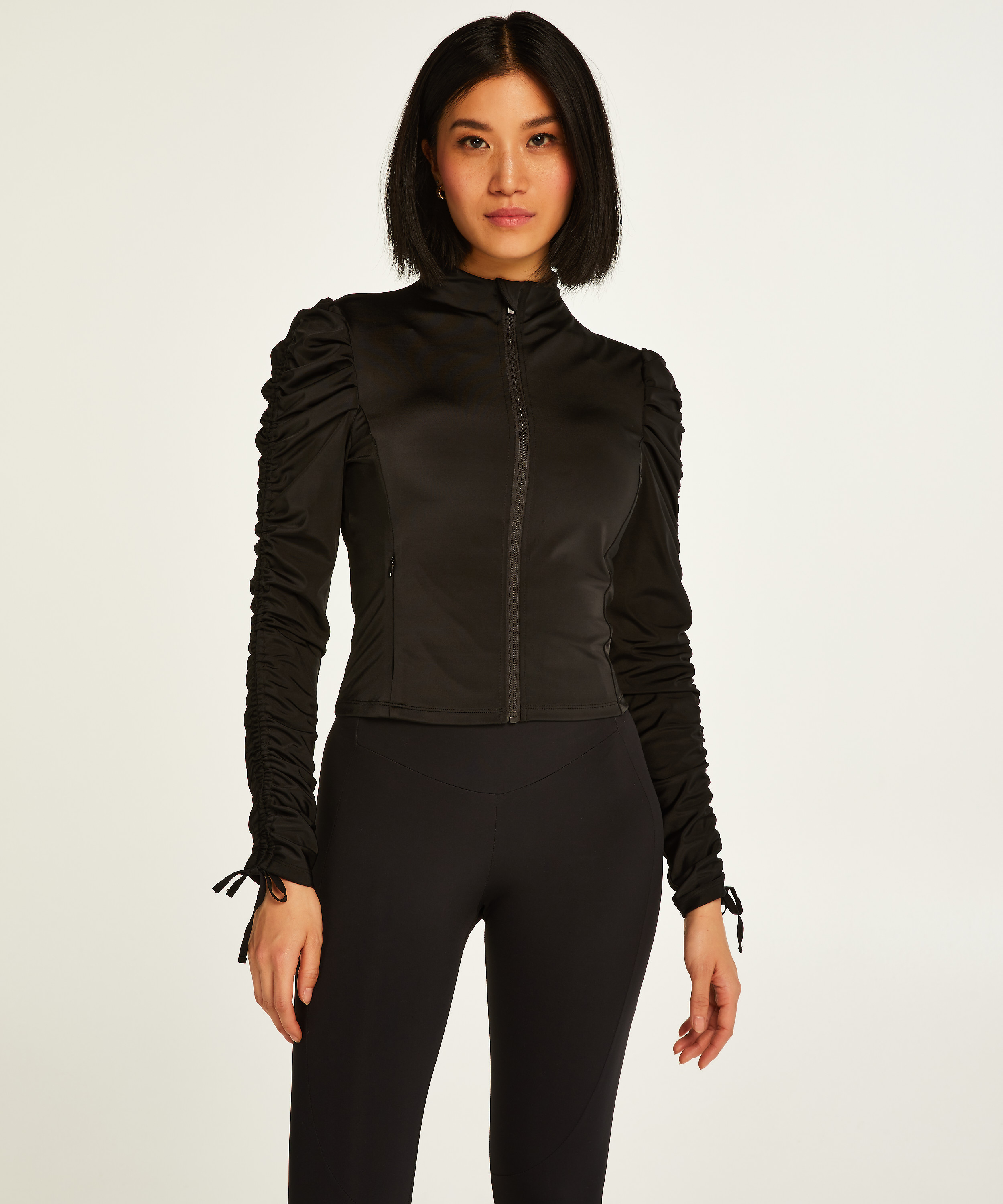 HKMX Veste bouffante, Noir, main