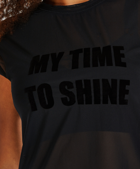 Top de sport HKMX Time to shine, Noir