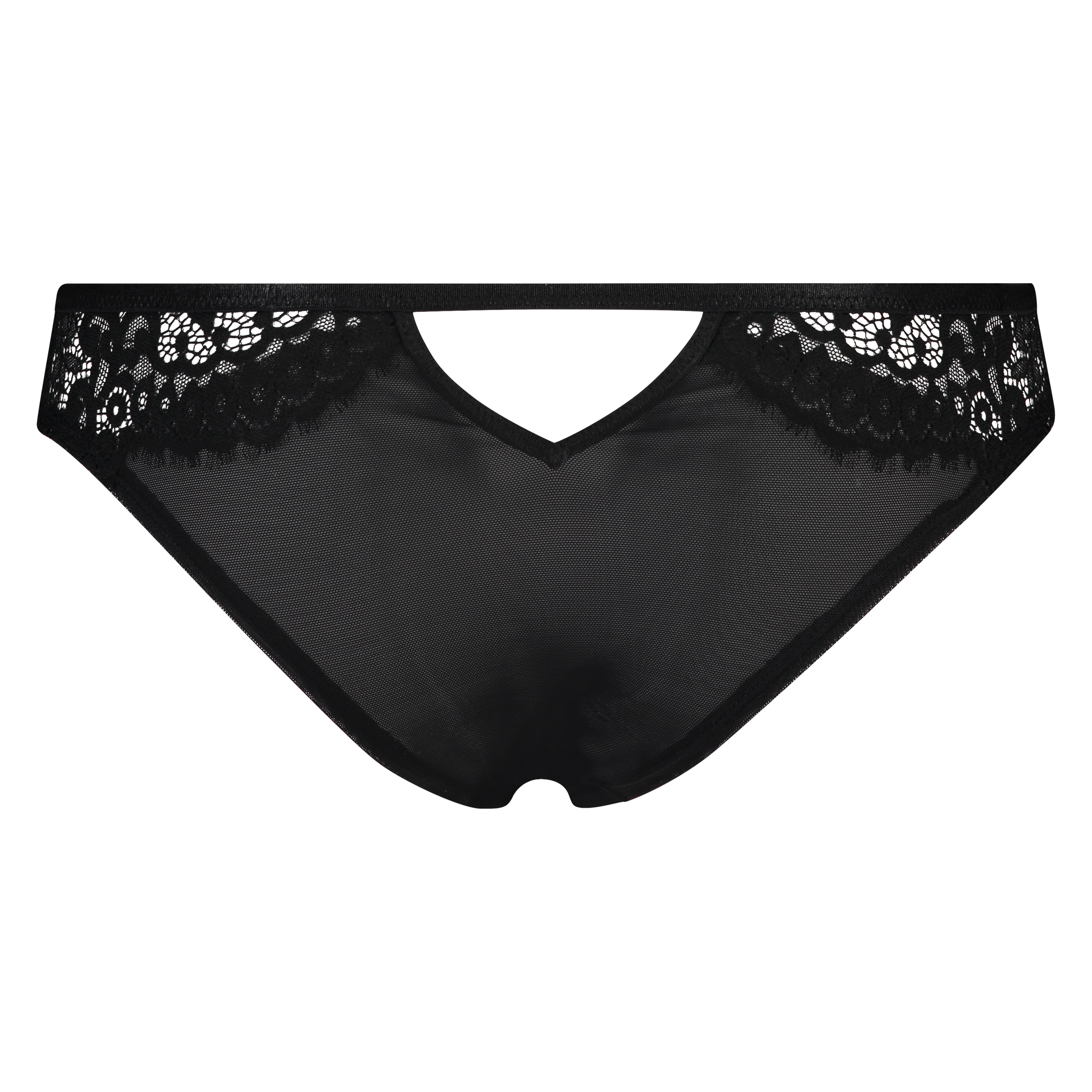 Slip brésilien Donatella, Noir, main