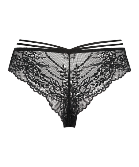 Slip brésilien Amy, Noir