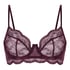 Soutien-gorge non-rembourr&eacute; &agrave; armatures Isabelle, Violet