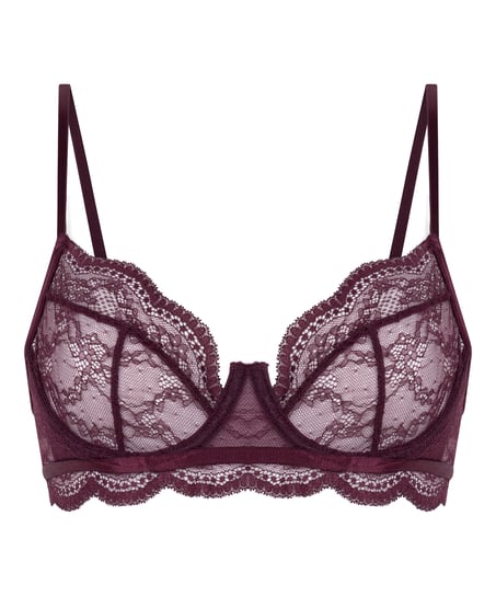 Soutien-gorge non-rembourr&eacute; &agrave; armatures Isabelle, Violet