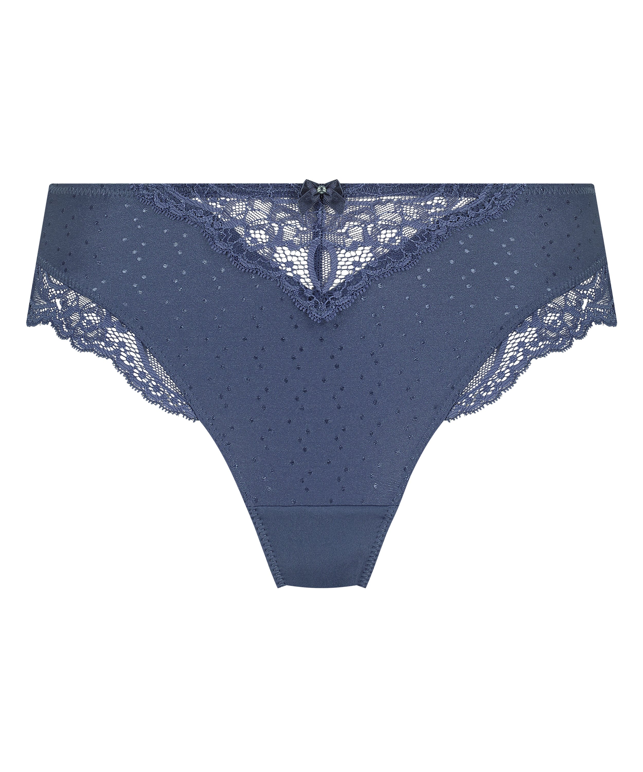 Slip taille haute Sophie, Bleu, main