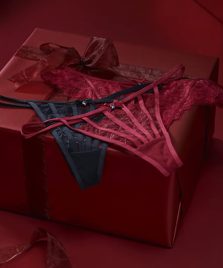 Pack de 3 strings, Rouge