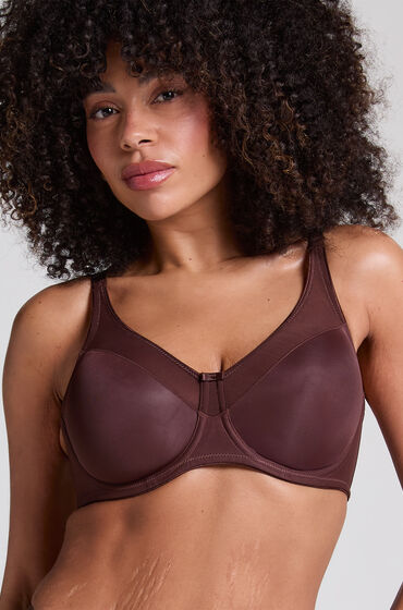Hunkemöller Soutien-gorge à armatures non-préformé minimiseur Nina Marron