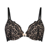 Soutien-gorge push-up à armatures rembourré Rose, Noir