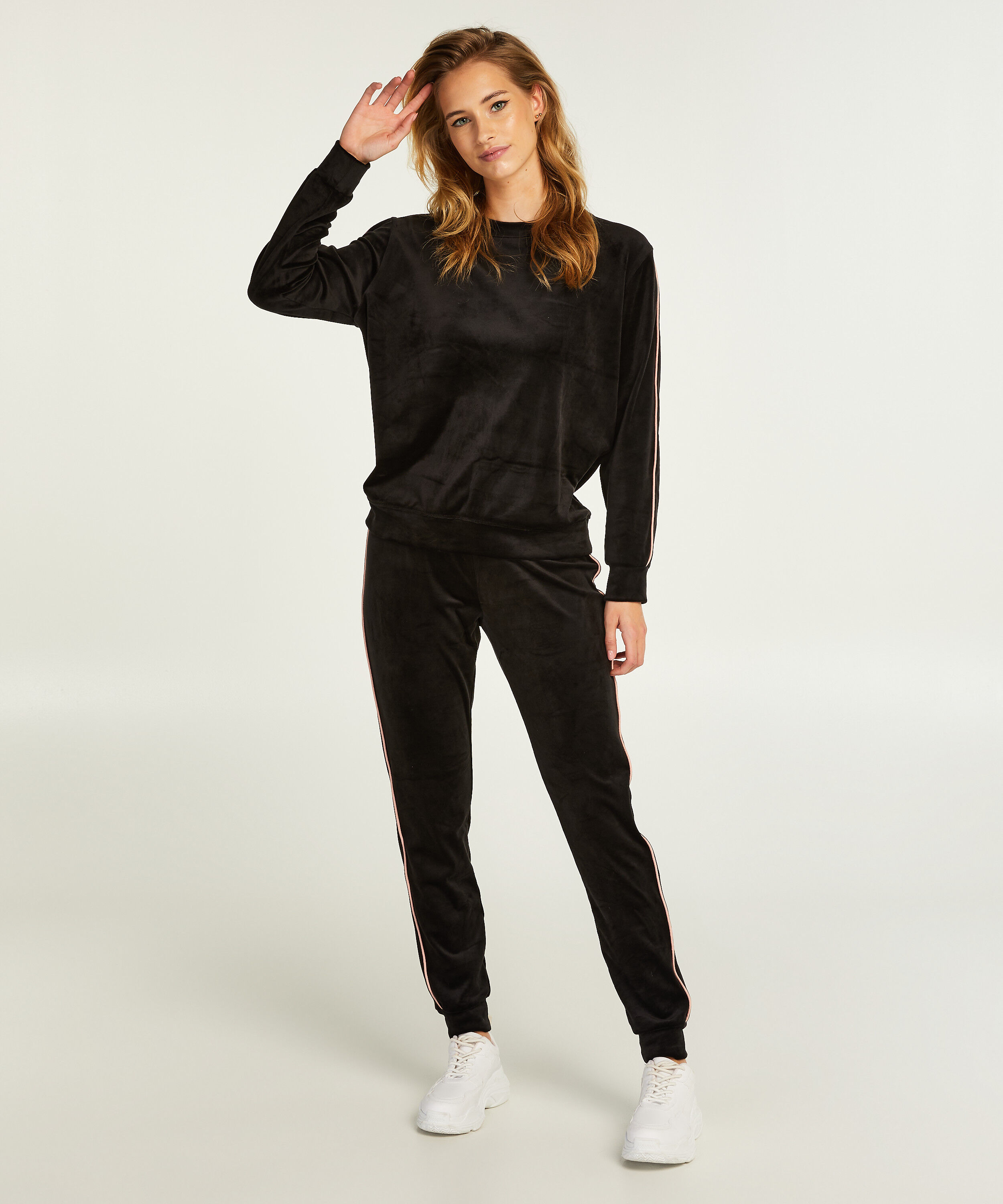 Jogger Velours, Noir Jogger Velours, Noir