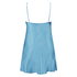 Nuisette en dentelle de soie, Bleu