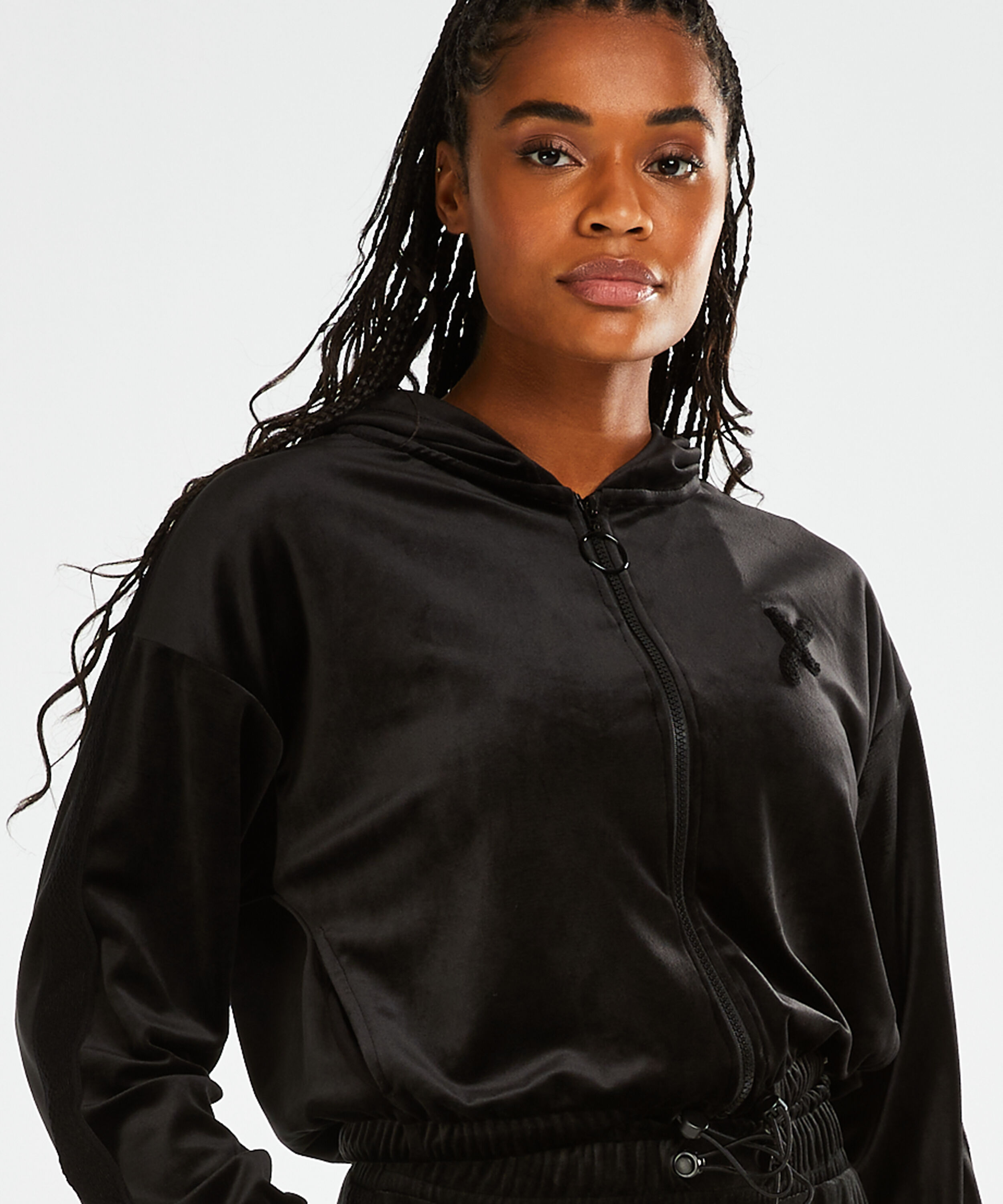 Blouson de sport Velours HKMX, Noir