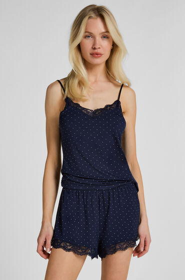Hunkemöller Ensemble Pyjama Nana Bleu