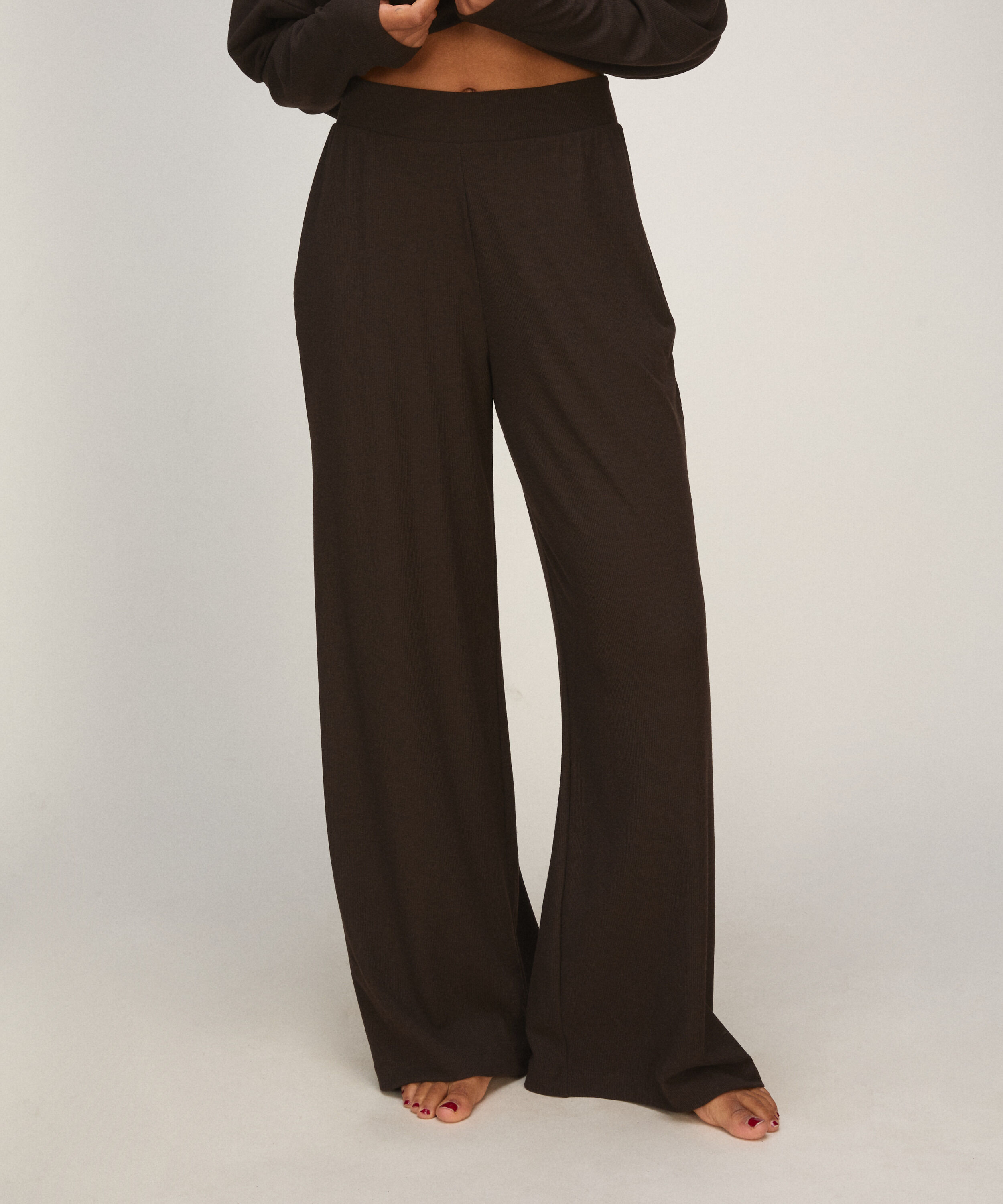 Pantalon Premium Jersey, Marron