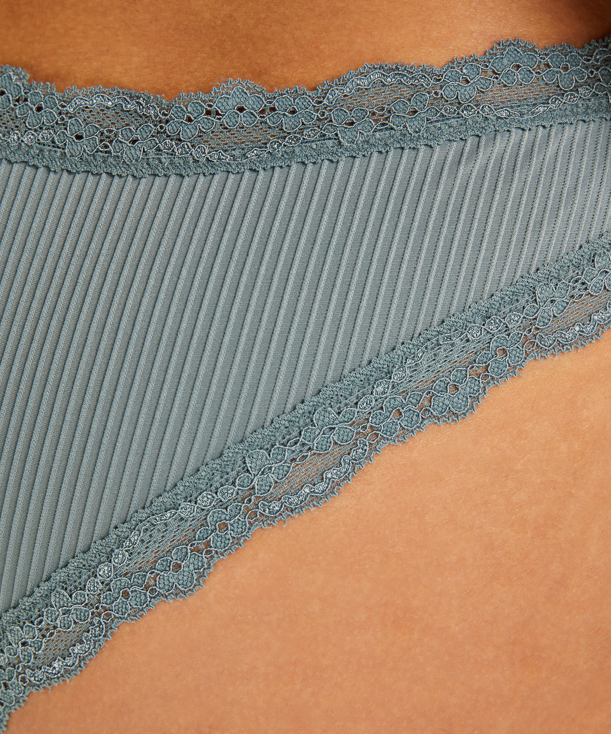 Slip brésilien Miny, Vert, main