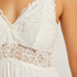Nuisette Nora Lace, Blanc