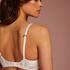 Soutien-gorge rembourré à armatures Hannako, Blanc