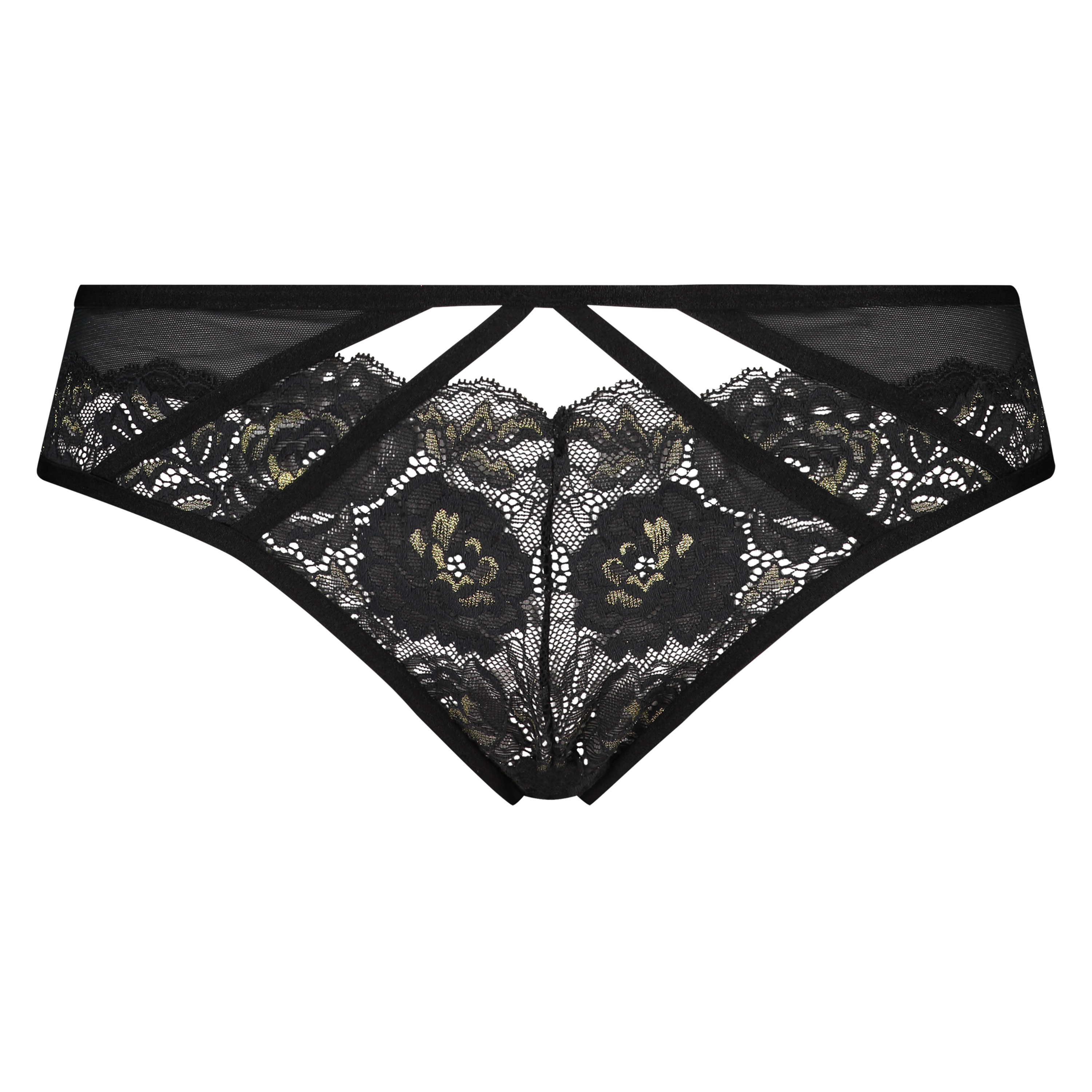 Slip brésilien Devani, Noir, main