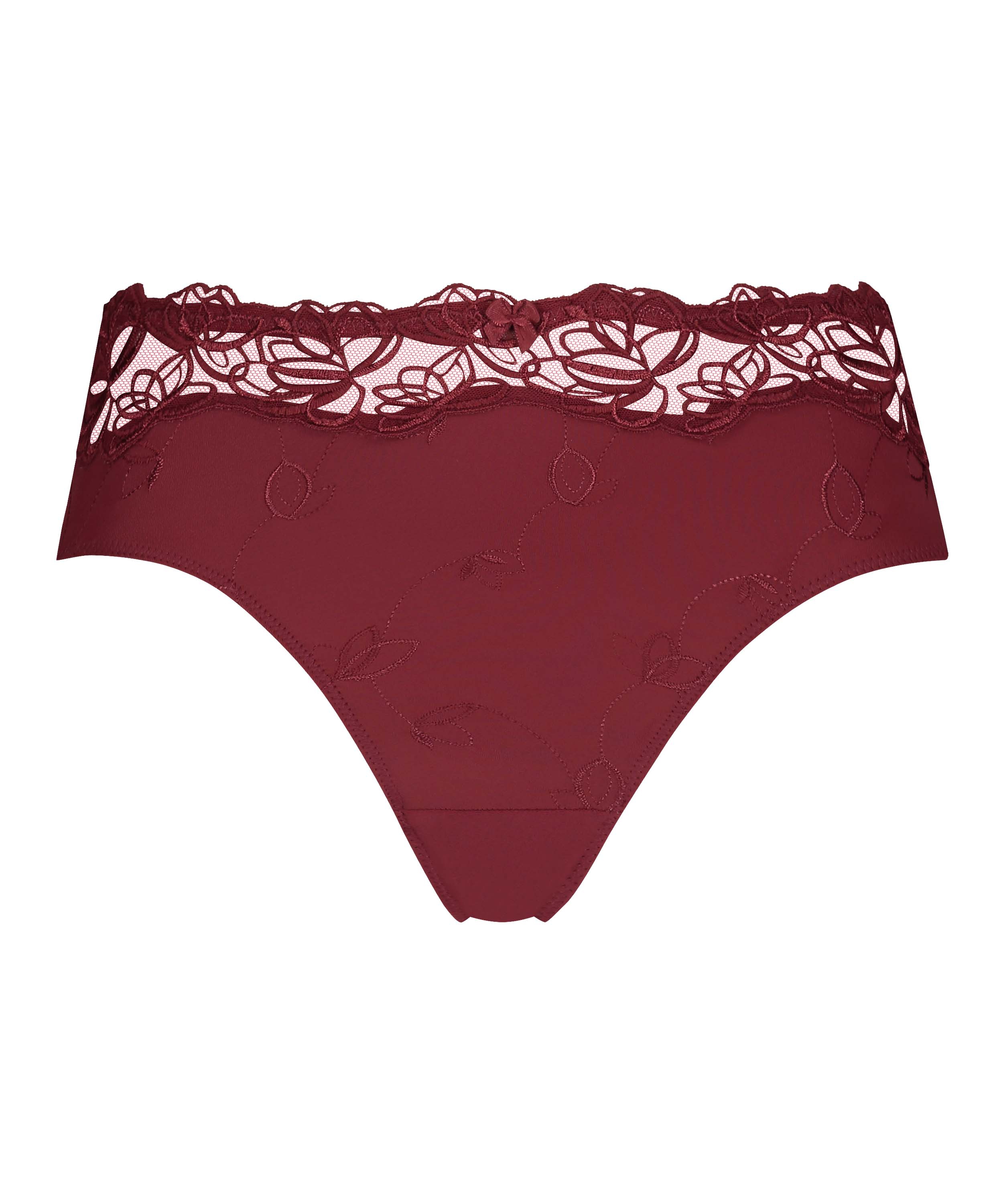 Slip taille haute Diva, Rouge, main
