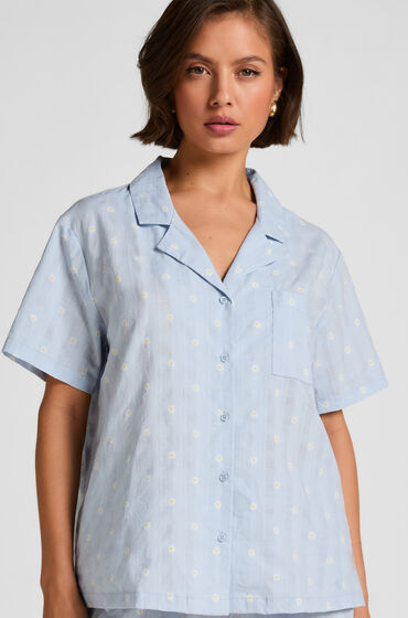 Hunkemöller Jacket Woven Bleu