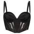 Soutien-gorge bustier à armatures préformé Nicole, Noir