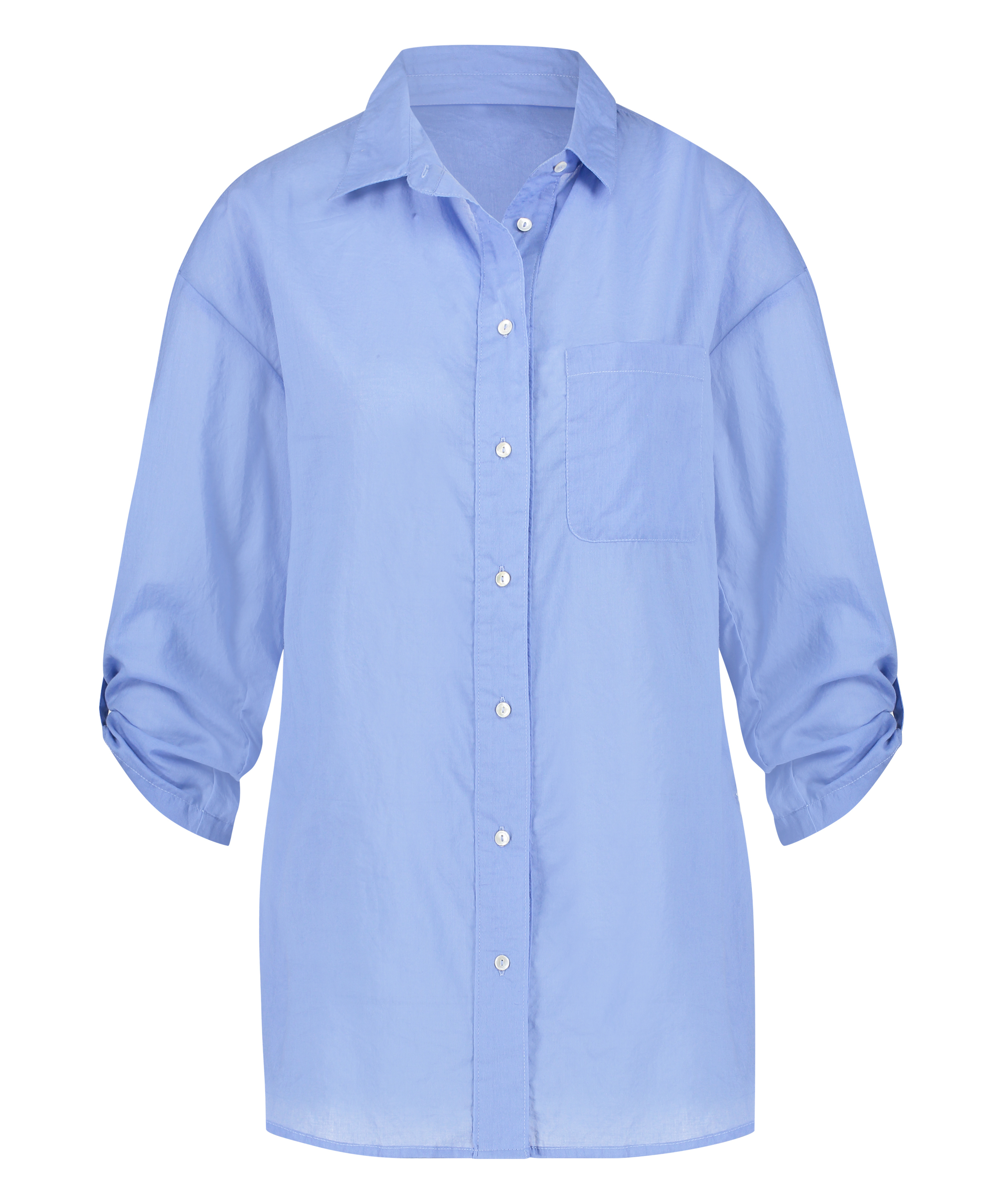 Chemisier de plage, Bleu, main