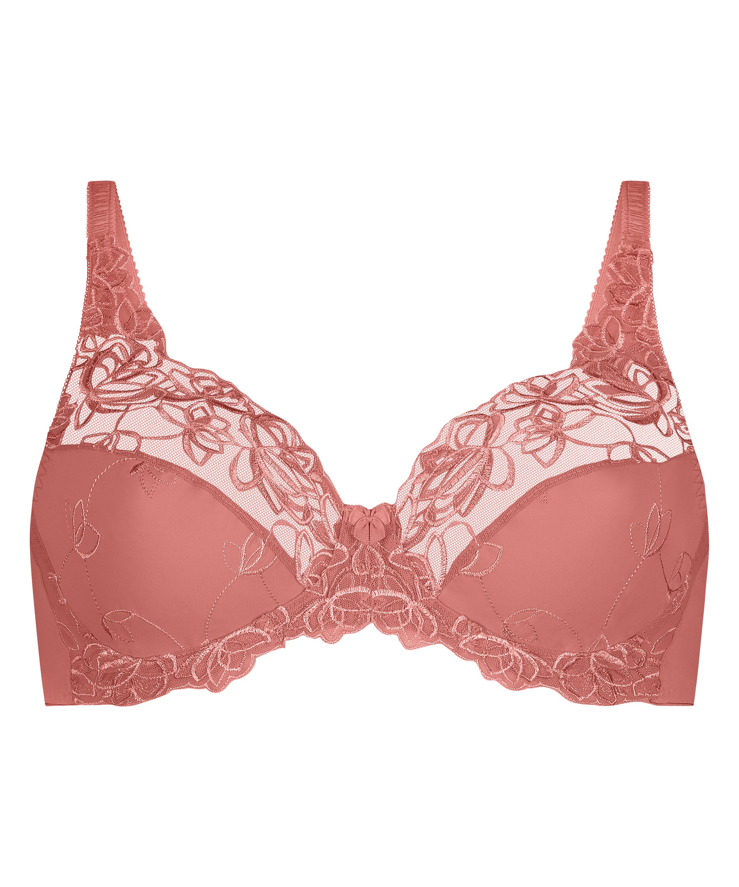 Soutien-gorge &agrave; armatures non-pr&eacute;form&eacute; Diva, Rose