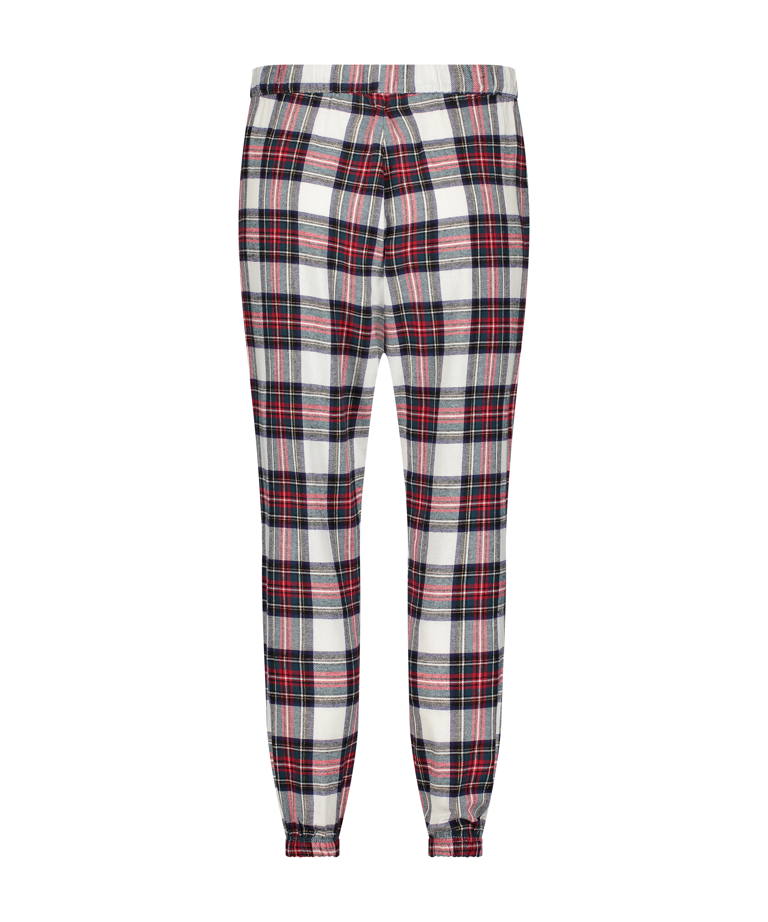 Pantalon de Pyjama Flanel, Blanc, main
