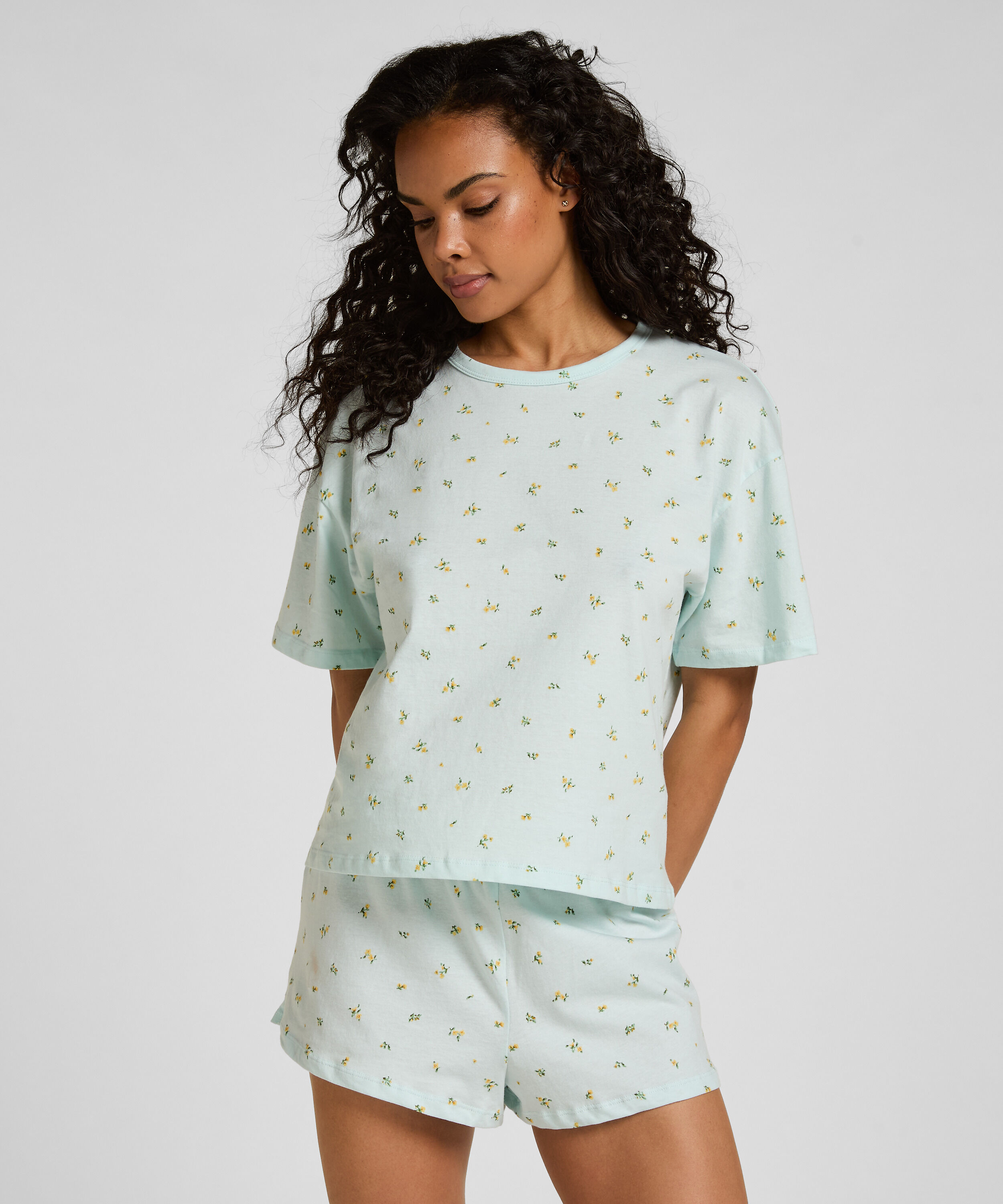 Pyjama set de coton, Vert
