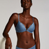 Soutien-gorge &agrave; armatures pr&eacute;form&eacute; push-up Marine, Bleu