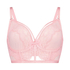 Soutien-gorge à armatures non préformé longline Louise Kim Petras, Rose