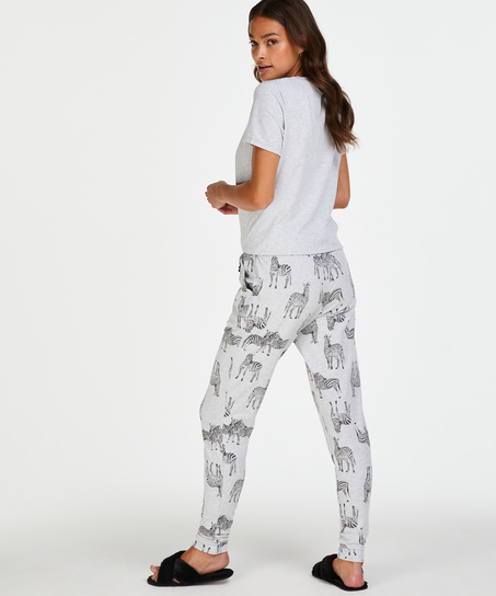 Pantalon de pyjama Jersey, Gris