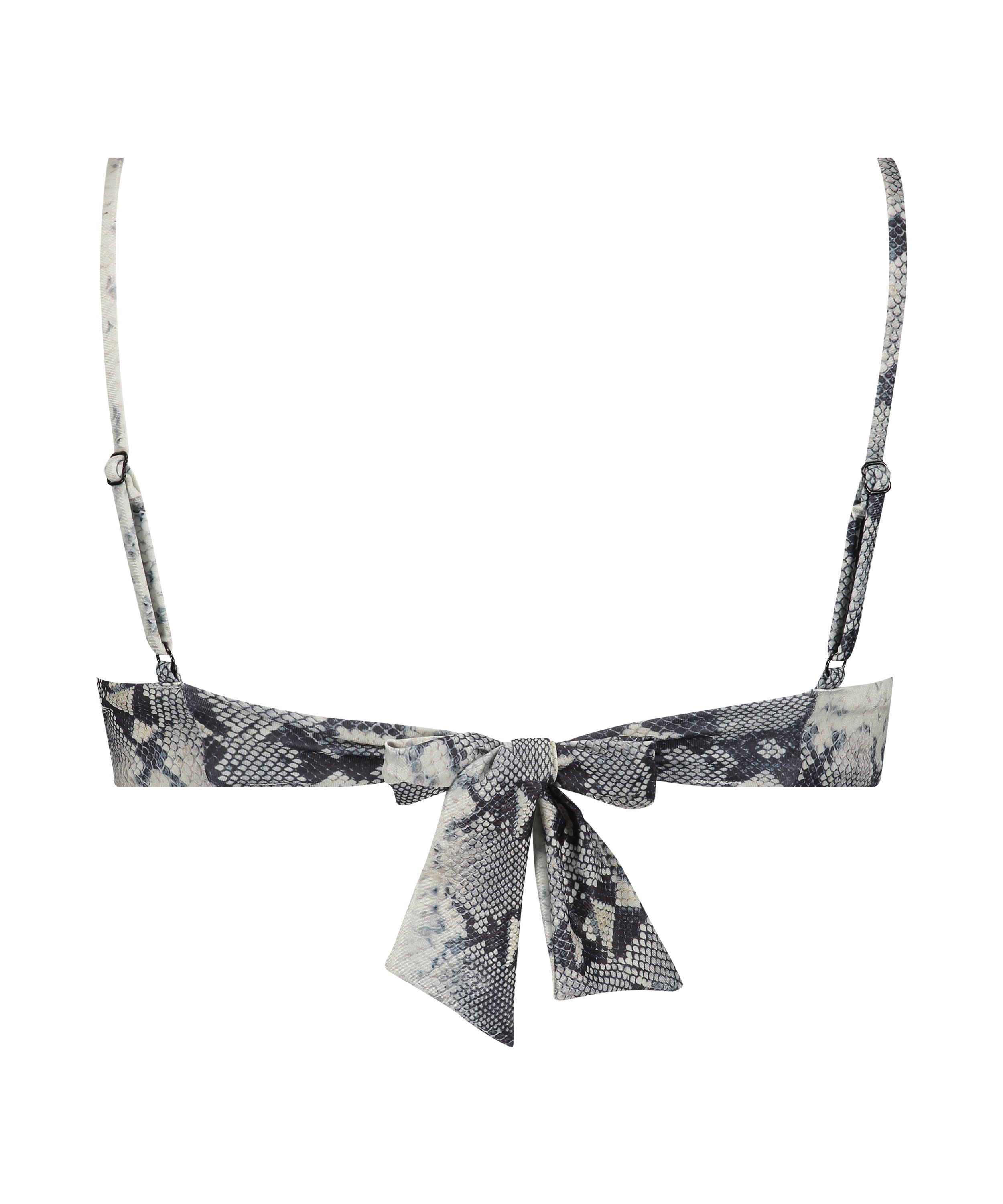 Haut de bikini à armatures non préformé Snake, Noir, main