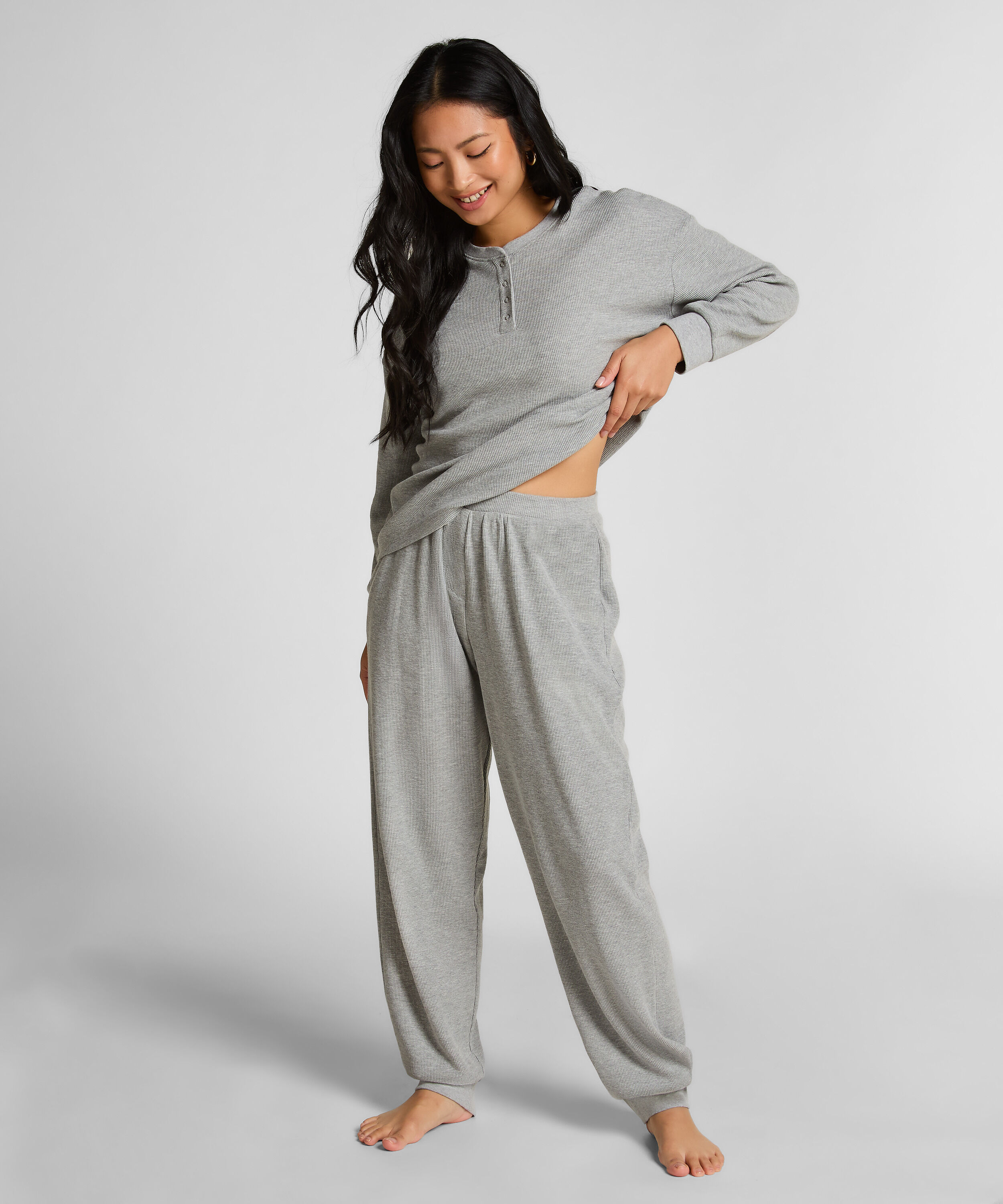 Jogger Gaufre, Gris