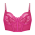 Soutien-gorge à armatures préformé longline Lindsey, Rose