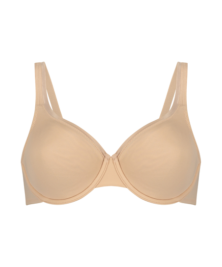 Soutien-gorge à armatures non-préformé Satin Fleece, Beige