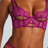 Soutien-gorge à armatures non-préformé longline Monet, Violet