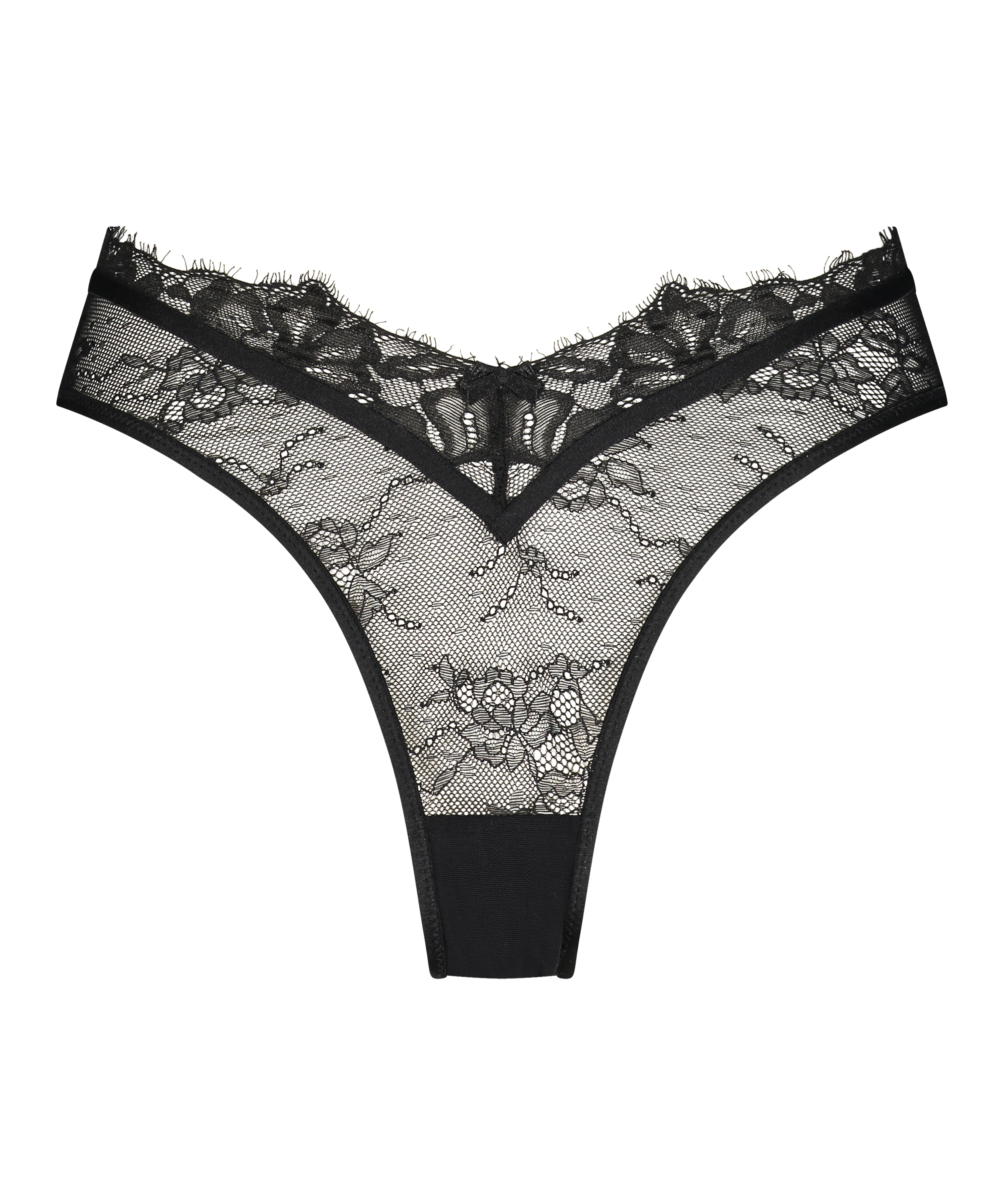 Slip brésilien Sarah, Noir, main