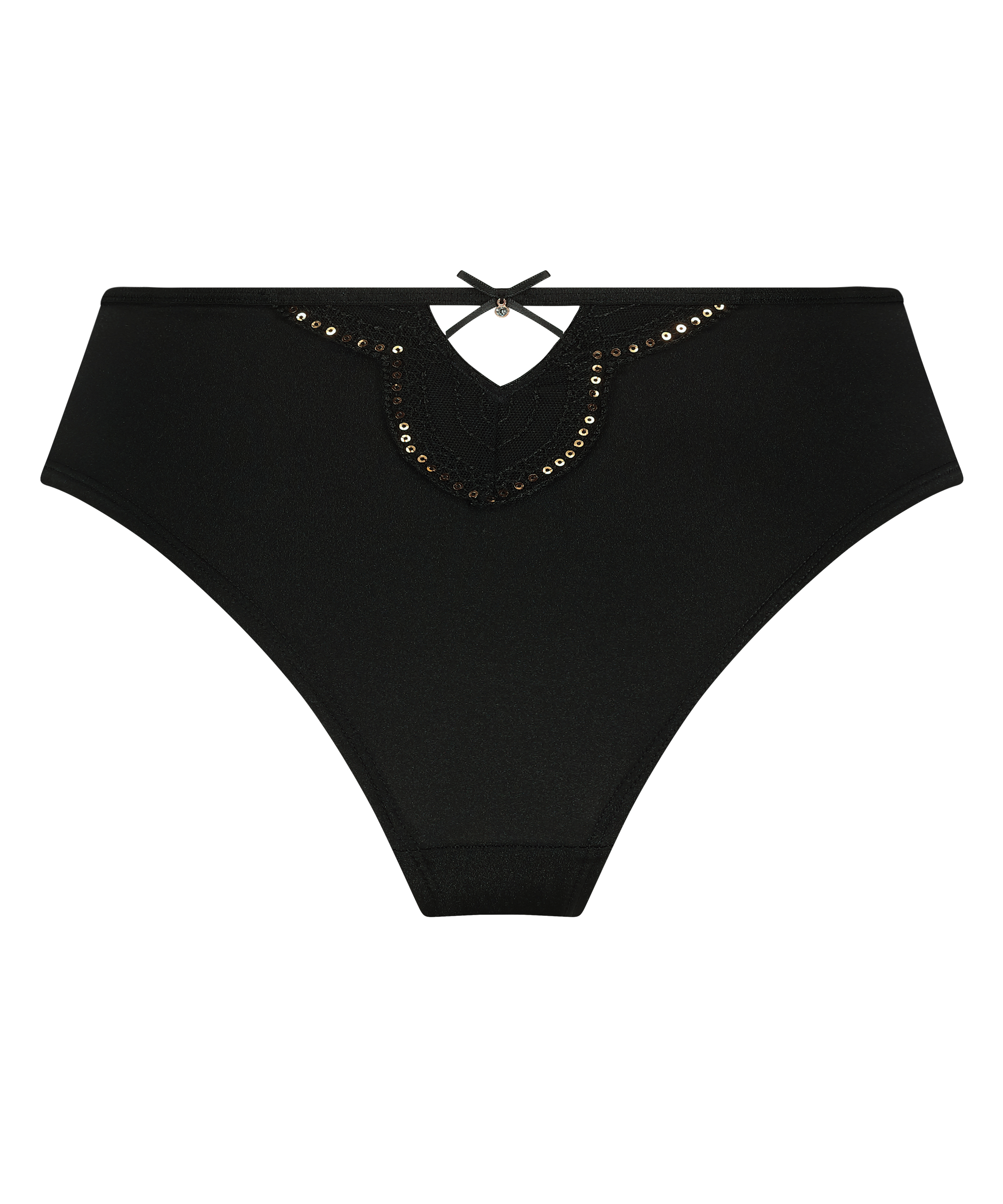 Slip brésilien Ruby, Noir, main