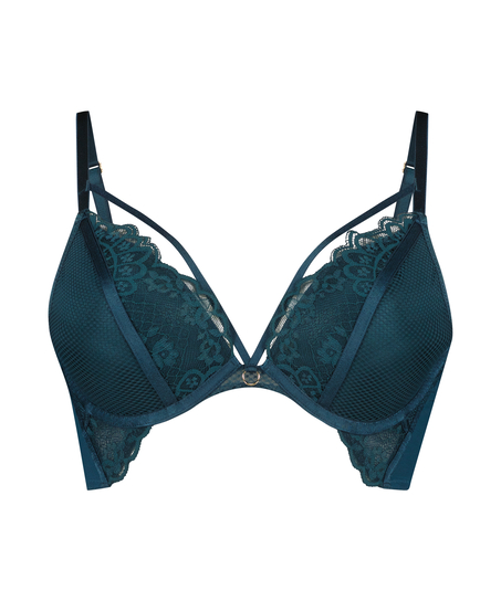 Soutien-gorge push-up à armatures préformé Riri, Bleu