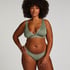 Haut de bikini Triangle Scallop, Vert