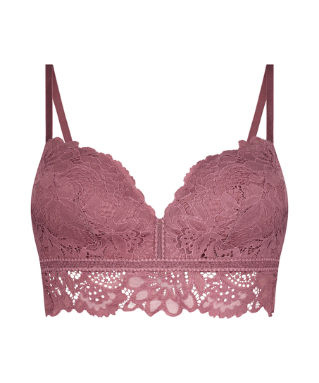 Soutien-gorge préformé sans armatures longline Shiloh, Violet