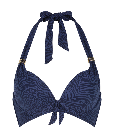 Haut de bikini &agrave; armatures pr&eacute;form&eacute; Kai Taille E +, Bleu