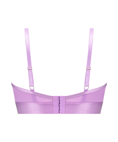 Soutien-gorge à armatures non-préformé longline Pleasure, Violet