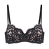 Soutien-gorge rembourré à armatures Elly, Noir