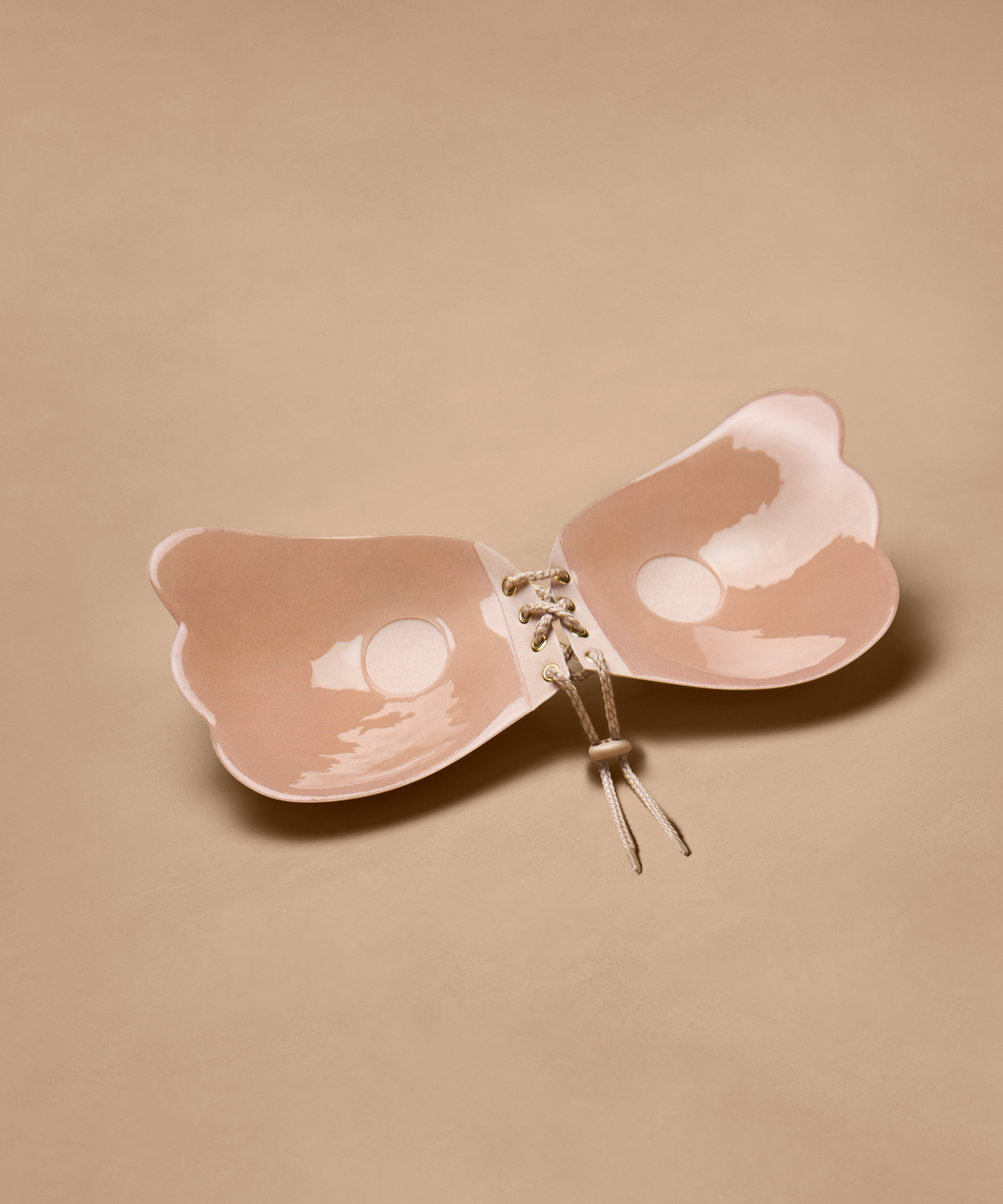 Soutien-gorge push-up autocollant, Beige, main