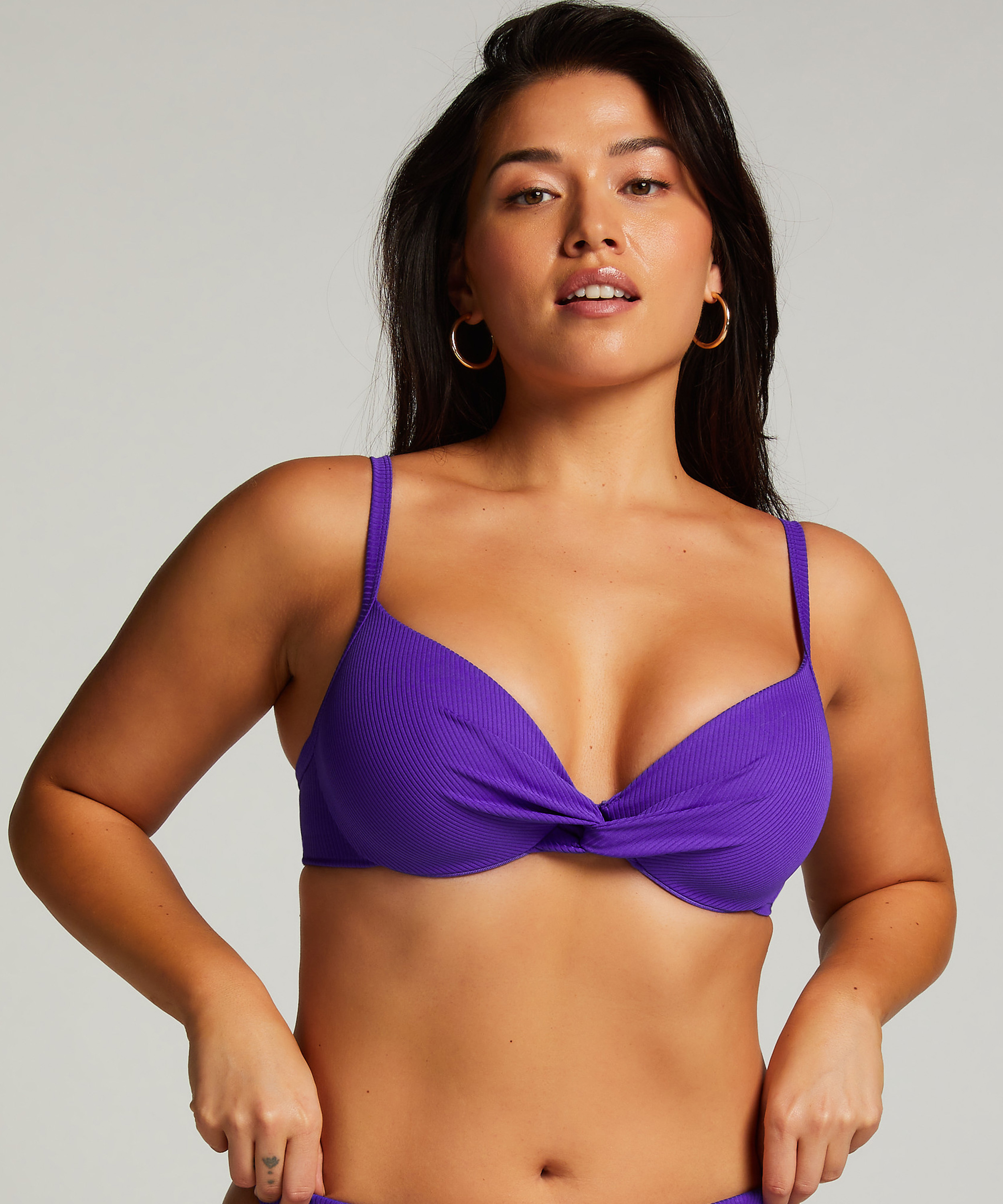 Haut de bikini Eclipse, Violet, main