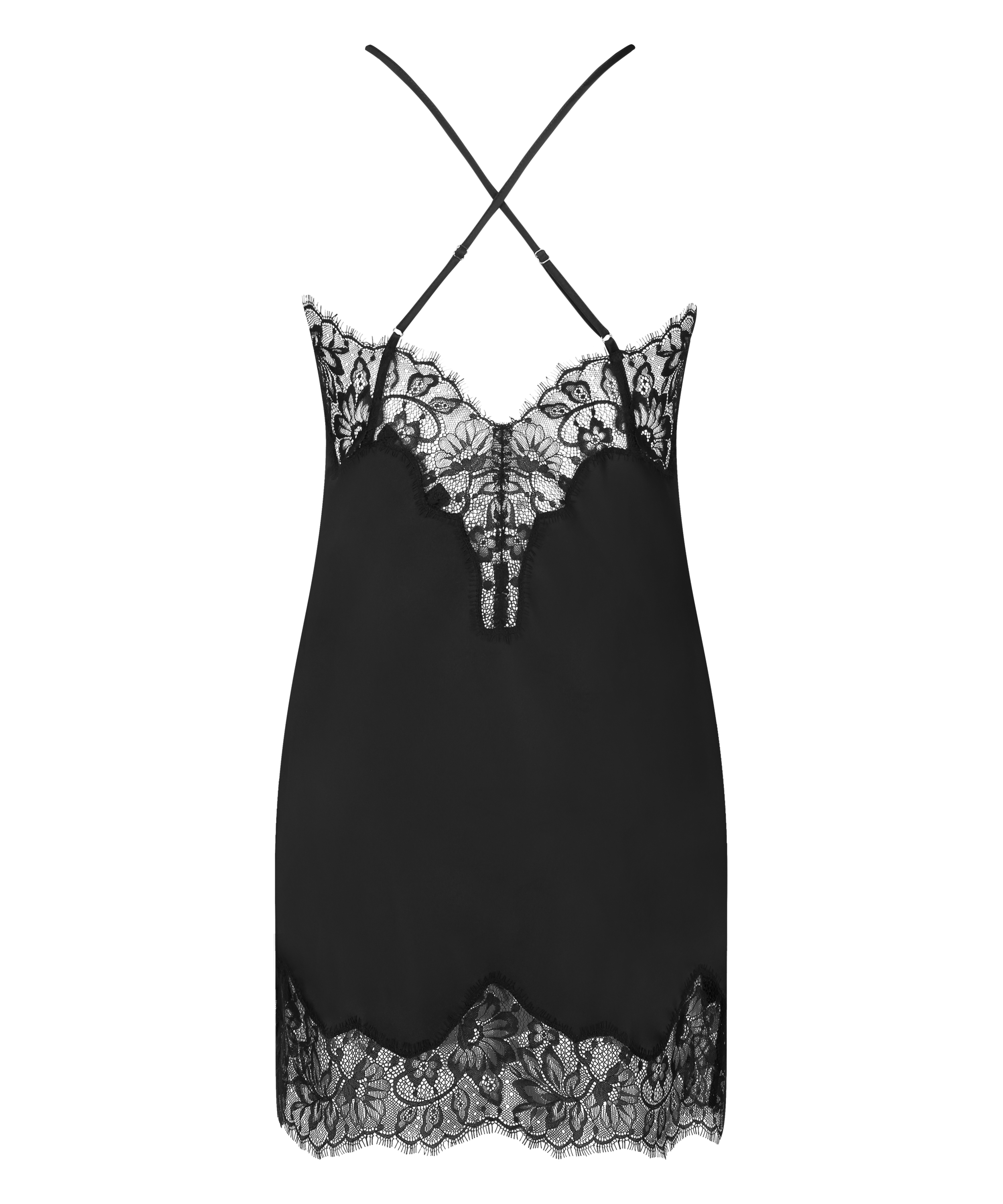 Déshabillé Valerie, Noir, main