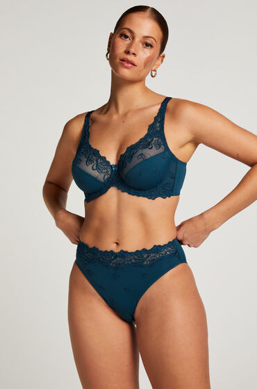 Hunkemöller Slip brésilien Diva Bleu