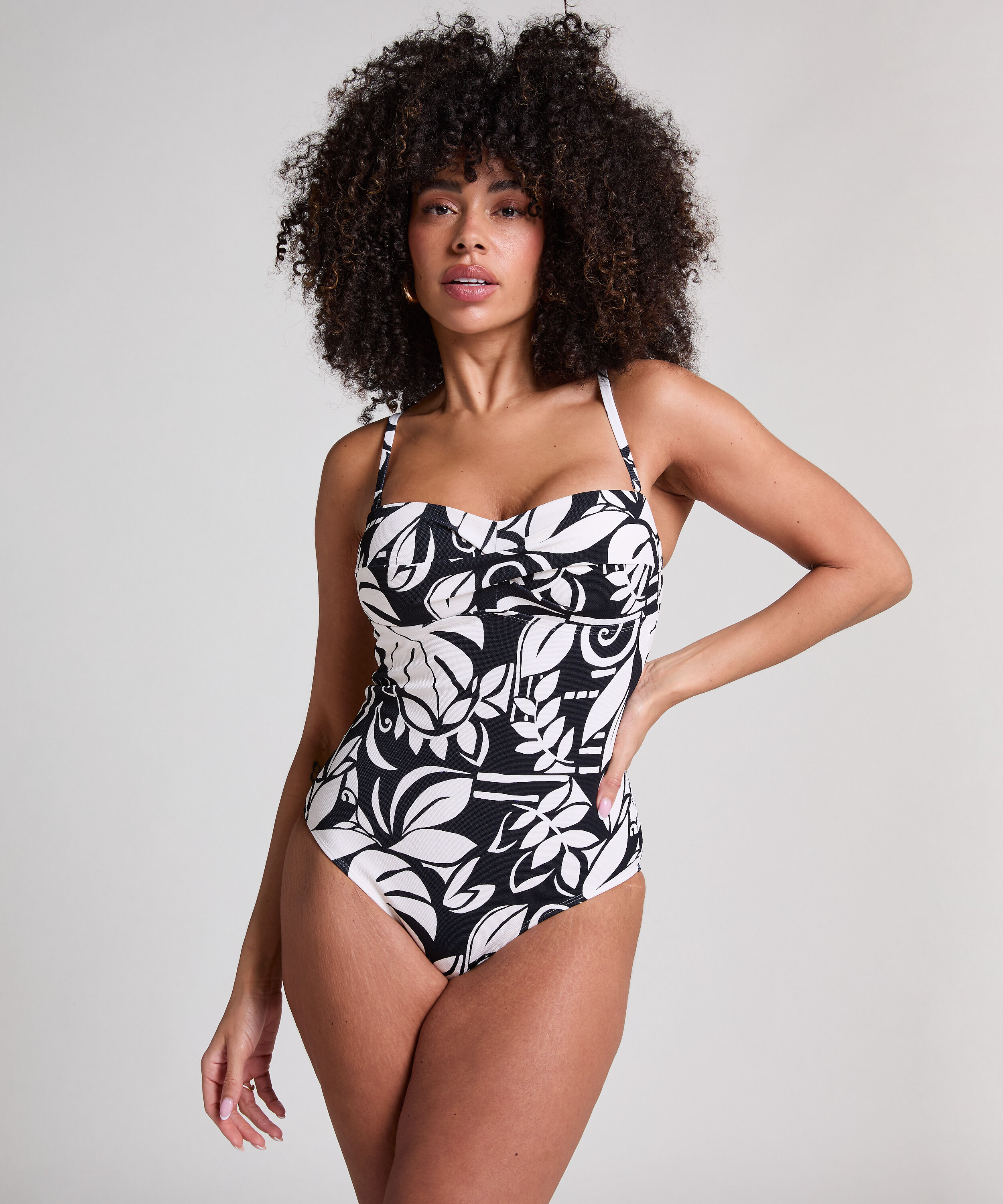 Maillot de bain bandeau Maurice, Noir